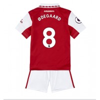 Arsenal Martin Odegaard #8 Hjemmebanesæt Børn 2022-23 Kortærmet (+ Korte bukser)